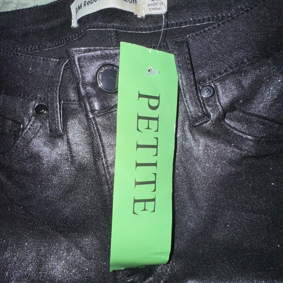 Rebecca Minkoff Women's Black Jeans. Size 6P. NWT - Picture 12 of 14